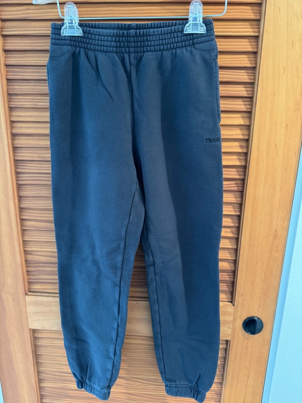 TNA BUNDLE Sweatfleece CozyFleece Perfect Fit Black Joggers & Drawstring Shorts